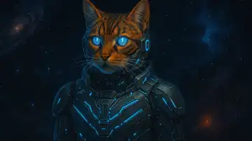 Go to: First song of "Darwin's Cat" band was recorded. "Cat in Space" is a tale about who is Darwin’s Cat and what is his mission.
