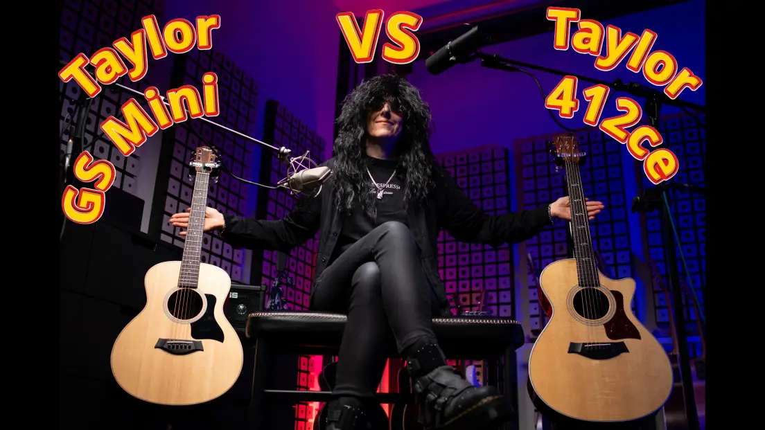 Taylor GS Mini vs Taylor 412ce - Sound Comparison & Review